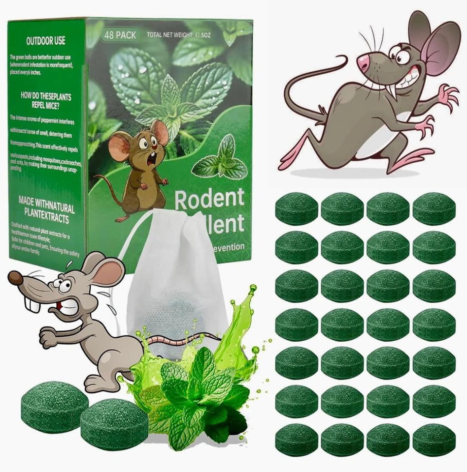 Peppermint Oil Rat Repellent Balls | Pack of 24